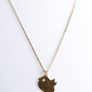 Gold over 925 Sterling Silver Bird Pendant Necklace 18" MIDAS ALTRO BIRD PENDANT NECKLACE 1,9g Image 3