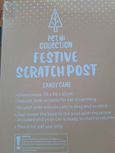 cat scratching post