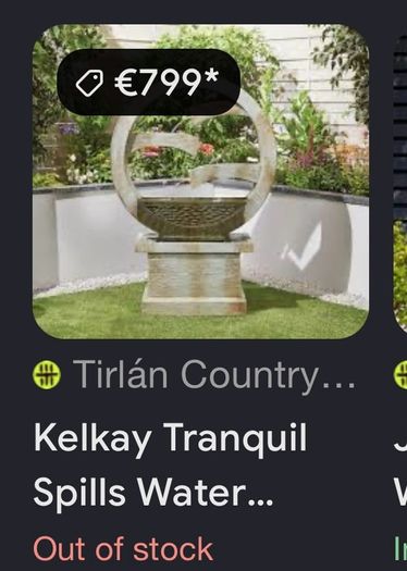 Tranquil Spills water fountain