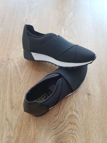 Truffle Collection Crossover Elastic Trainers