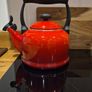 Red le creuset kettle Image 2