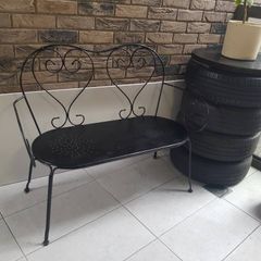 metal bench garden( can deliver)