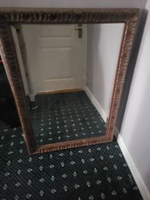 Large Mirror 74x104 cm moulded frame antique style