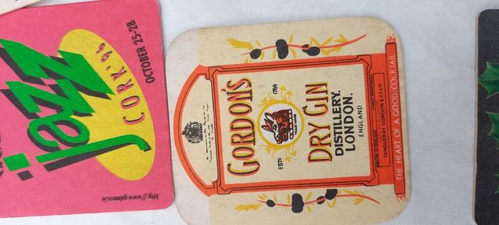 20 x vintage beer mats ,nice collection,,see pictures for condition ,sold as seen ,price includes post to anywhere in Ireland thank you, Job lot