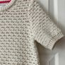 Cream Second Female Short Sleeve Knit Top-Size S Image 6