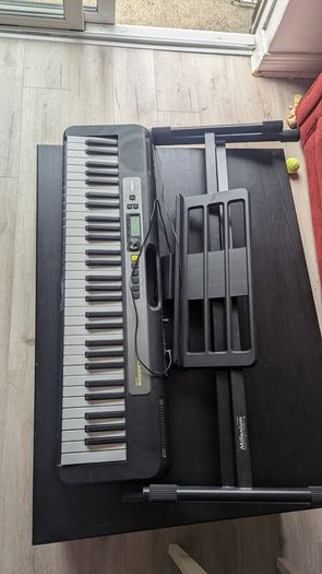Casio Electric keyboard and stand