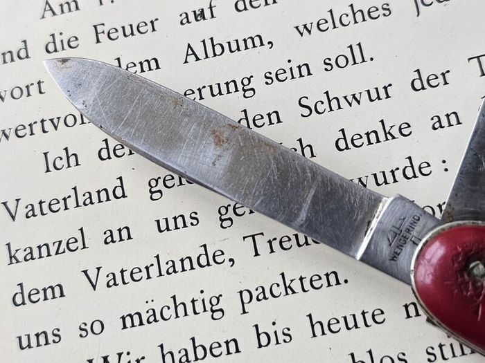 WW2 era Wengerinox Officier Knife Swiss Army Knife Collectable 1940s for Upcycling