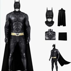 BatMan Adult Mens Costume with Mask and Cape Halloween