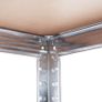 Heavy-duty shelves, set of 2, cellar shelves, storage shelves, 180 x 90 x 40 cm, plug-in shelves, each with a load capacity of up to 875 kg and 5 adjustable shelves, reinforced steel frame, silver Image 8