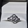 Hallmarked 925 Silver Celtic Knot Ring Image 4