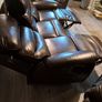 Recliner leather couch [ 2 armchairs are free] Image 6