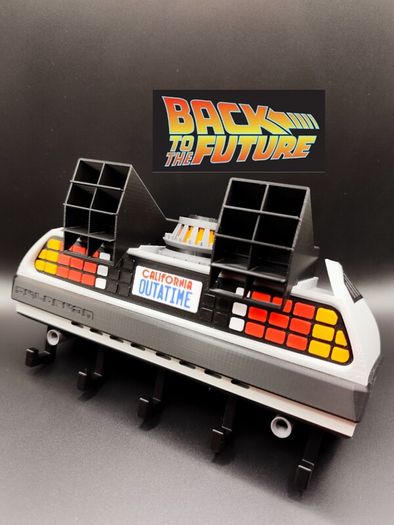 DeLorean Time Machine Key Holder  "Back to the Future"