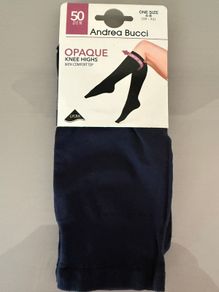 New Andrea Bucci Navy Knee high Size 4-8