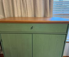 - IKEA Stockholm 2 Door & 1 Drawer Cabinet - Green inet