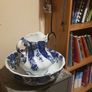 Vintage Delft Pitcher and Bowl Set Image 3