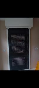 2 single steel security shutters