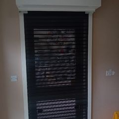 2 single steel security shutters