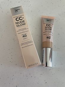 IT Cosmetics CC Nude Glow Medium Coverage Skin Tint & Brightening Glow Serum in shade Fair - New / Boxed