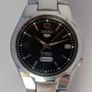 Seiko 5 Automatic 21 Jewels Black Dial Stainless Steel Watch SNK623 Image 2