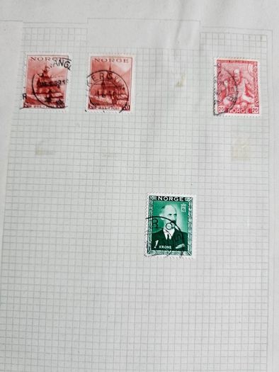 Norway 5 Sheets of Stamps