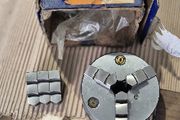 BISON-BIAL CT-100B Precision Lathe Chuck 100mm 3-Jaw Self-Centering New NOS.