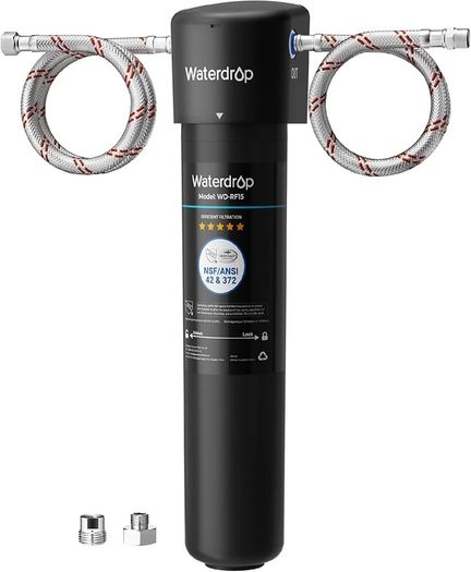 15UA Under Sink Water Filter, 19000 Gallons High Capacity Water Filter System Direct Connect to Kitchen Faucet, Reduce PFAS, PFOA/PFOS, Lead, Chlorine, Bad Taste, NSF/ANSI 42 Certified