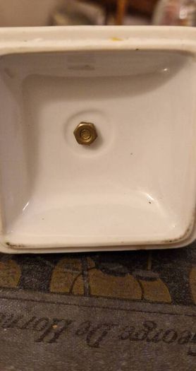 Vintage 1940s Mid-Century Floral Porcelain Table Lighter - Excellent Condition