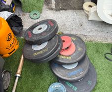 weights and gym equipment