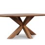 Bespoke 200cm Boat shaped Dining Table Custom Made Like New Image 5