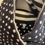 HAILYS polka dot high neck sweatshirt with wooden buttons (navy and white) size l Image 4