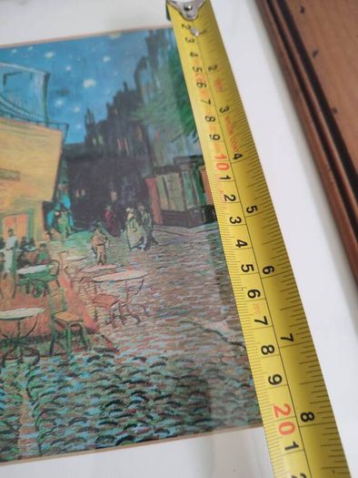 FRAMED PRINT Overstock Art Cafe Terrace At Night By Vincent Van Gogh