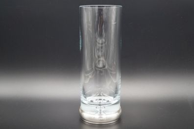 Hallmarked Krosno Silver Large Cylinder Vase (Broadway Silver)