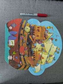Jigsaw Djeco Barbarossa Pirate ship age 5+