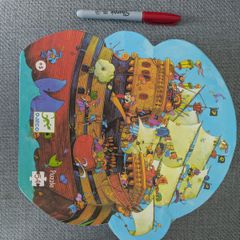 Jigsaw Djeco Barbarossa Pirate ship age 5+