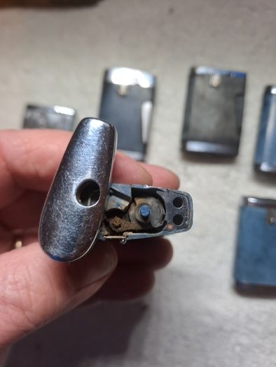 Ronson Old School gas lighters.