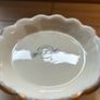 Vintage Staffordshire Floral Footed Fruit Bowl Image 10