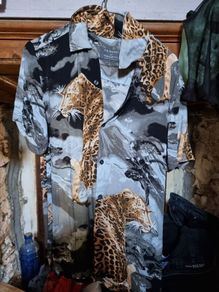 Men's leopard shirt size XS