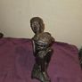 Vintage hand carved African Ebony wood Statue Image 3