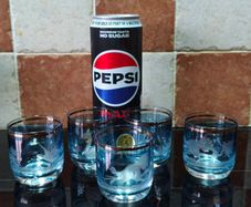 Vintage Radua Bohemian crystal shot glasses