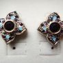 Vintage PAST TIMES Gold-Plated Earrings, Vintage 1980s Image 6