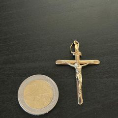 18k / ct Gold Pendant Cross