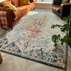Large colourful rug