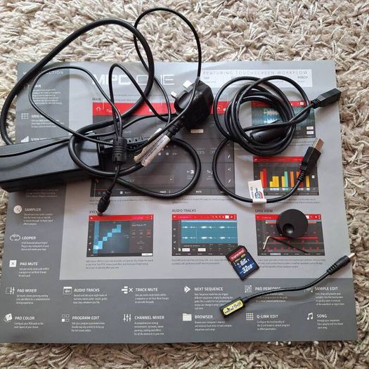 Akai MPC One Boxed Bundle + Birdcord Mobile Power Cable & Extras