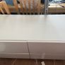 White Gloss Sideboard / Storage Cabinet Image 4