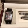 Jos Von Arx Gents Watch and Silver Plated Pen Set Image 4