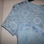 Dress blue lace ASOS size 8. Image 2
