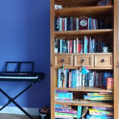 solid pine book case