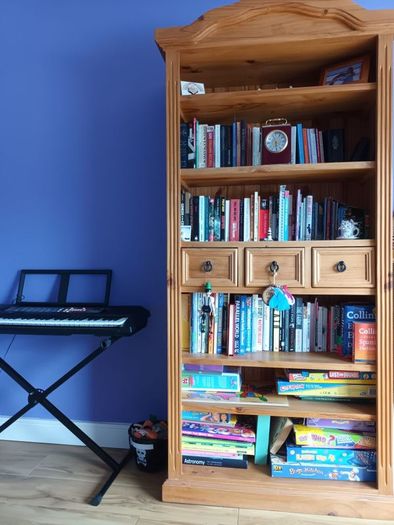 solid pine book case