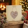 "There's No Place Like Home For Christmas" Gingerbread Heart Plaque Image 3