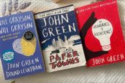 3 x John green books